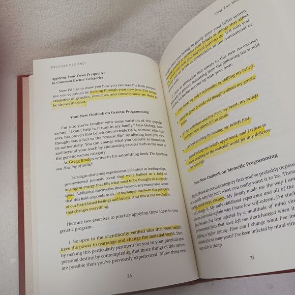 Excuses Begone Hardcover Book Dr Wayne W Dyer Motivation habit change - Picture 6 of 7